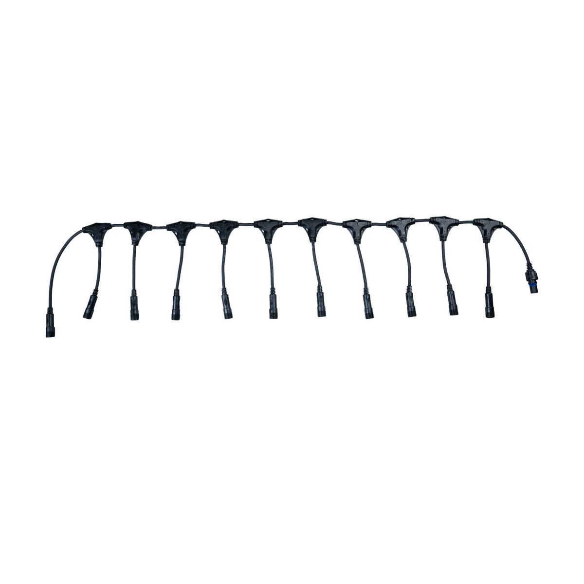 MK Illumination QF+ Verteiler (Divider) – 2, 3, 6, 11 oder 22 Ausgänge – 11 · Schwarz (001-129)