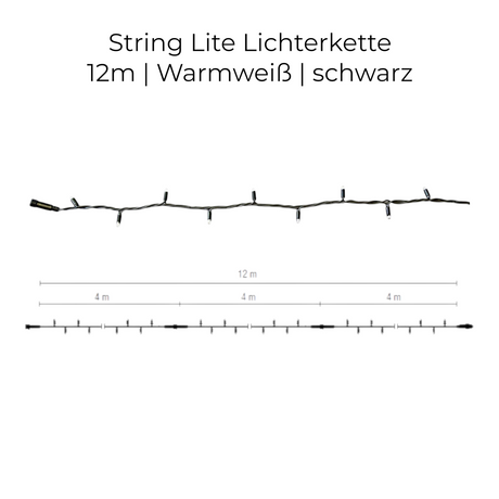 MK-Illumination LED-String Lite – Warmweiß / weiß – 230 V QUICK FIX® QF+ System