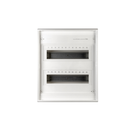 HAGER VA24CN Kleinverteiler, Volta, Aufputz-Verteiler, 24 PLE, ohne Tür