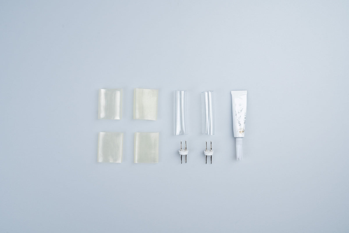 MK Illumination Rope Light Verbindungs-Set – Lichtschlauch koppeln & reparieren – Modulares Set · 2 Kupplungen mit Dichtungen (244-002)