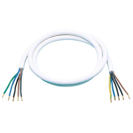 Herdanschluss-Set: 2m Herdanschlussleitung, 1x AP/UP Anschlussdose + 1x Phasenprüfer