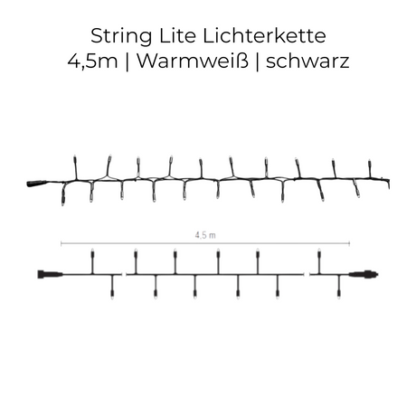 MK-Illumination LED-String Lite – Warmweiß / weiß – 230 V QUICK FIX® QF+ System