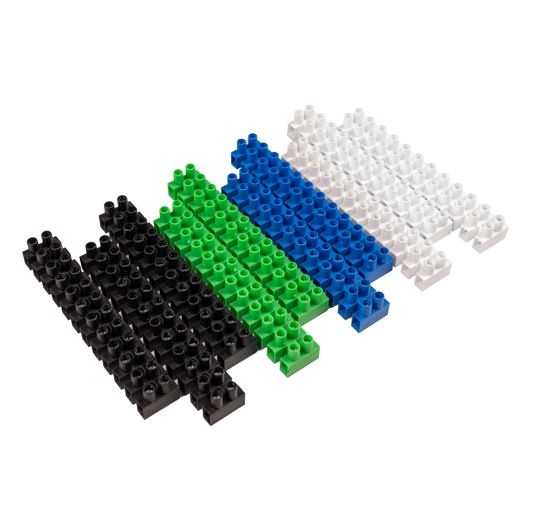 Lüsterklemmen 1,5-2,5 qmm, 12-polig, farbig sortiert, 10 Stück