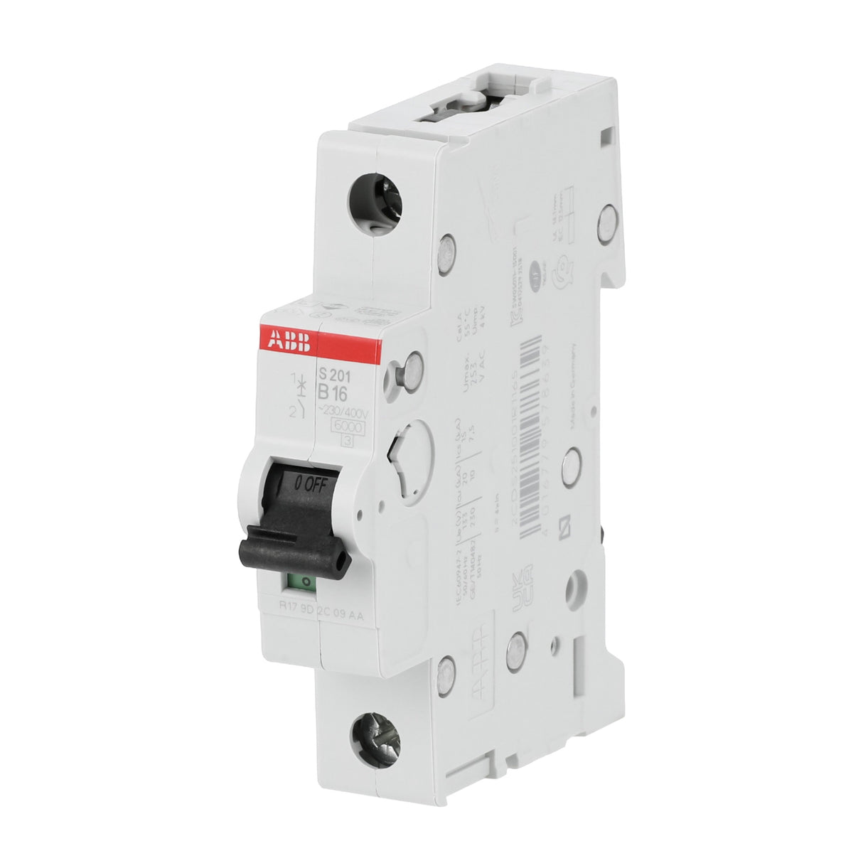 ABB S201-B16 Sicherungsautomat - 1P - B - 16 A, 2CDS251001R1165