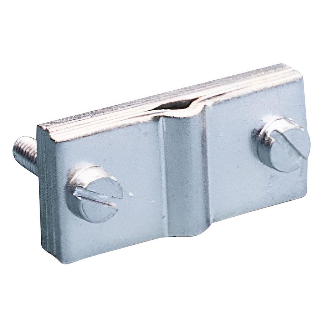 Erdungsklemme für Bandeisen bis 35mm und Rundleiter 8-10mm