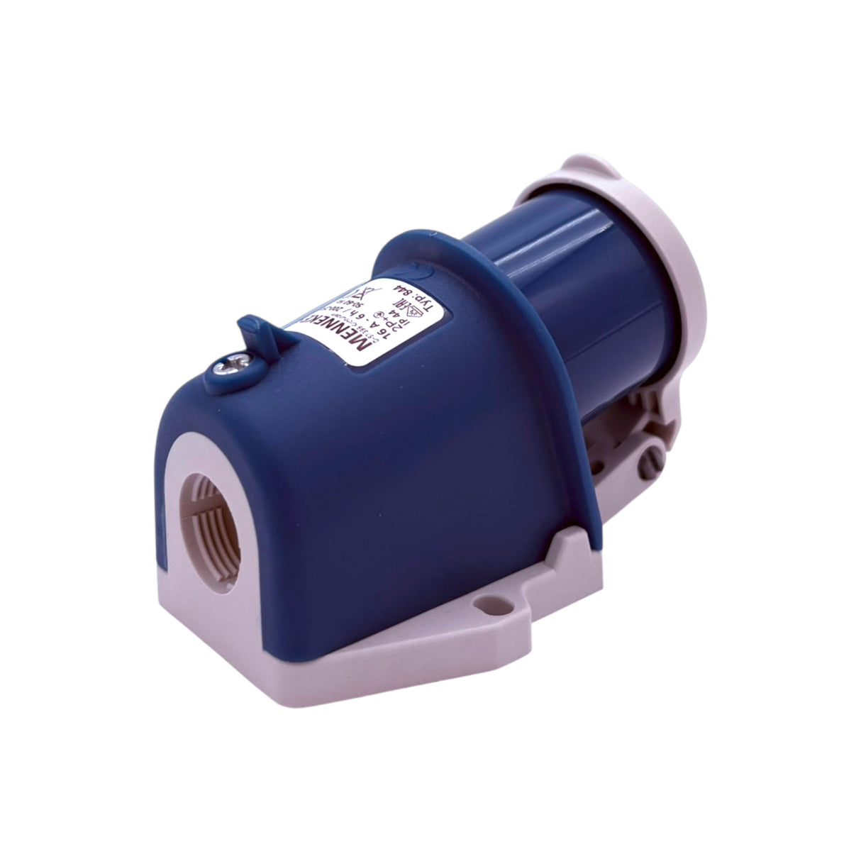 MENNEKES CEE-Wandgerätestecker mit Klappdeckel 16A, 3-polig, 230V, 6h, IP44