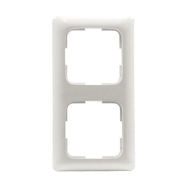 Klein-SI Rahmen 2-fach, reinweiß, Kanalmontage K2512L/14