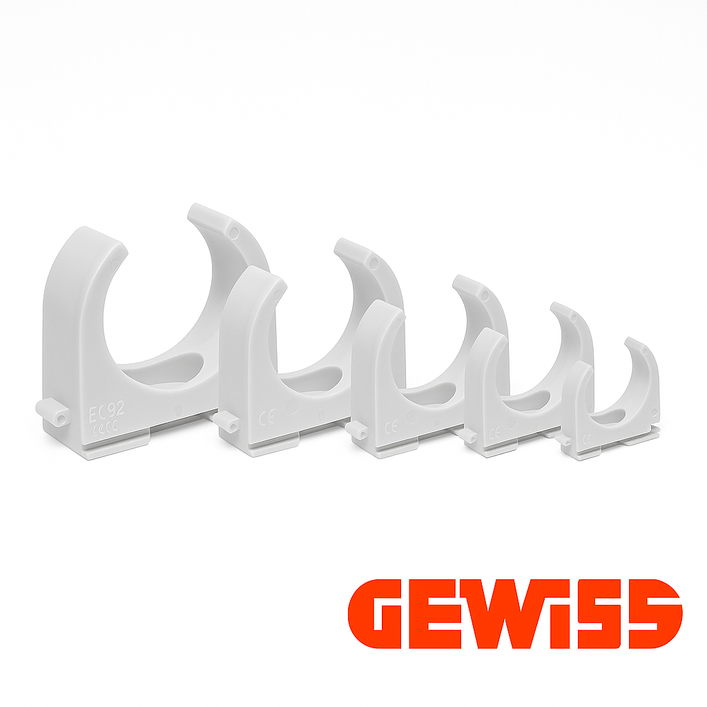 DEWIT 982509 Rohr-Klemmschellen M20, 100 Stück