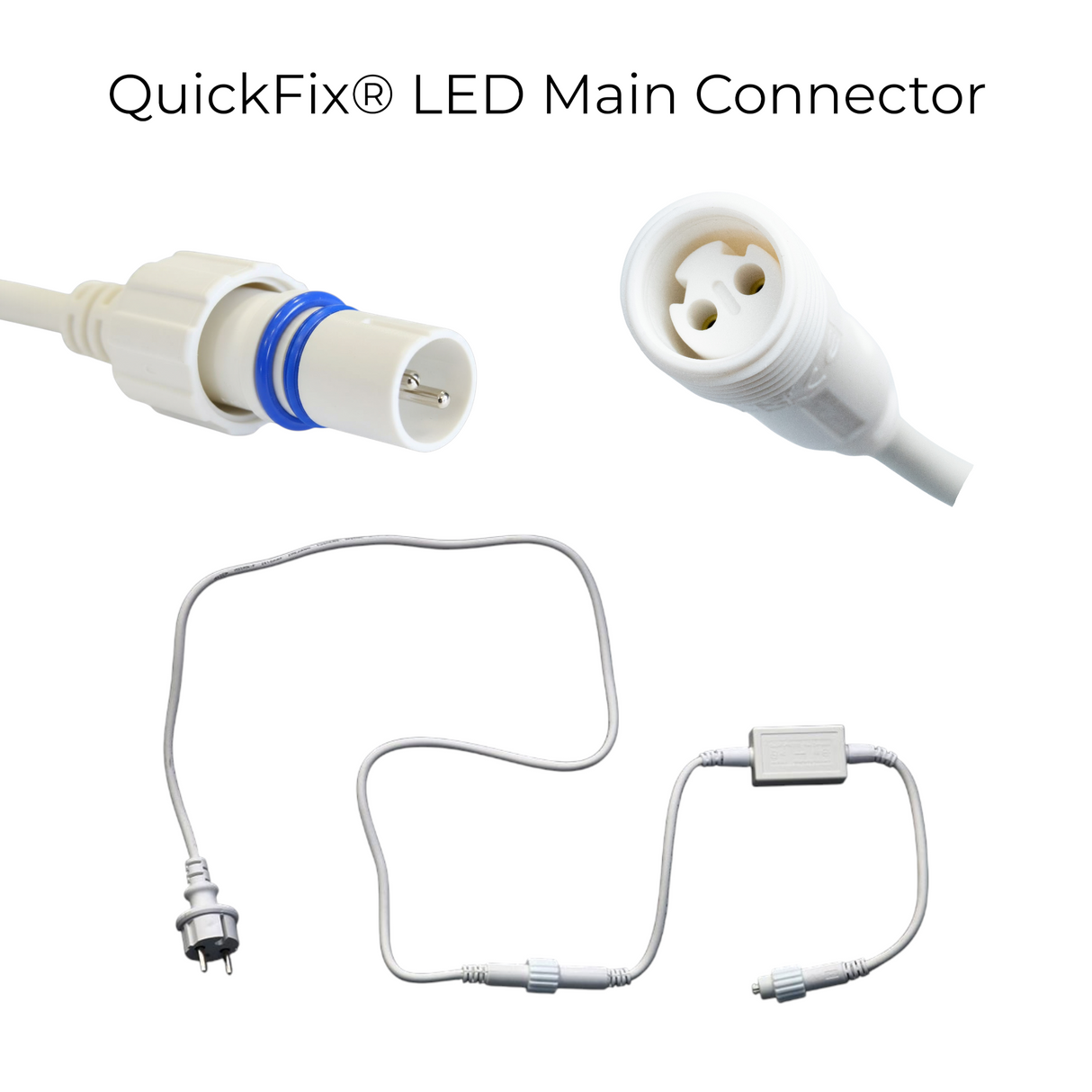 MK-Illumination LED Ice Lite® & Ice Drop®  QF+ Serie – LED-Lichtdekoration für winterliche Fassaden