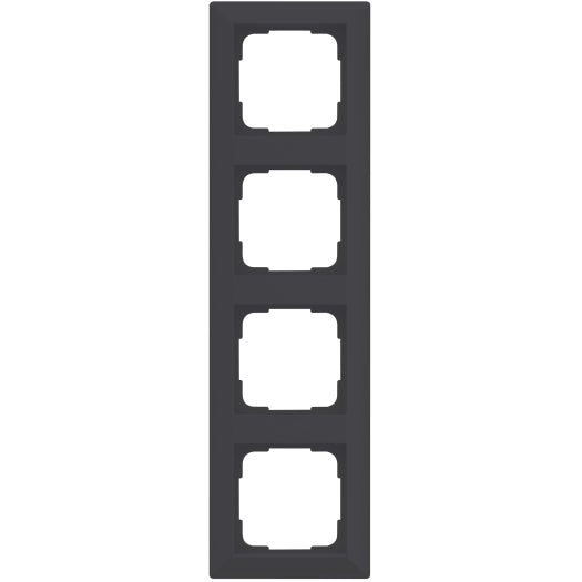 GEWISS Brüstungskanal 70x100/130/170 - 2m mit Zubehör & Schalterprogramm ProLine55 Anthrazit