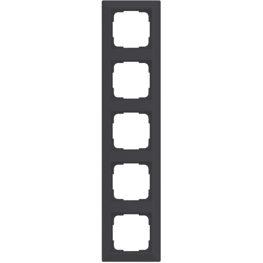 GEWISS Brüstungskanal 70x100/130/170 - 2m mit Zubehör & Schalterprogramm ProLine55 Anthrazit