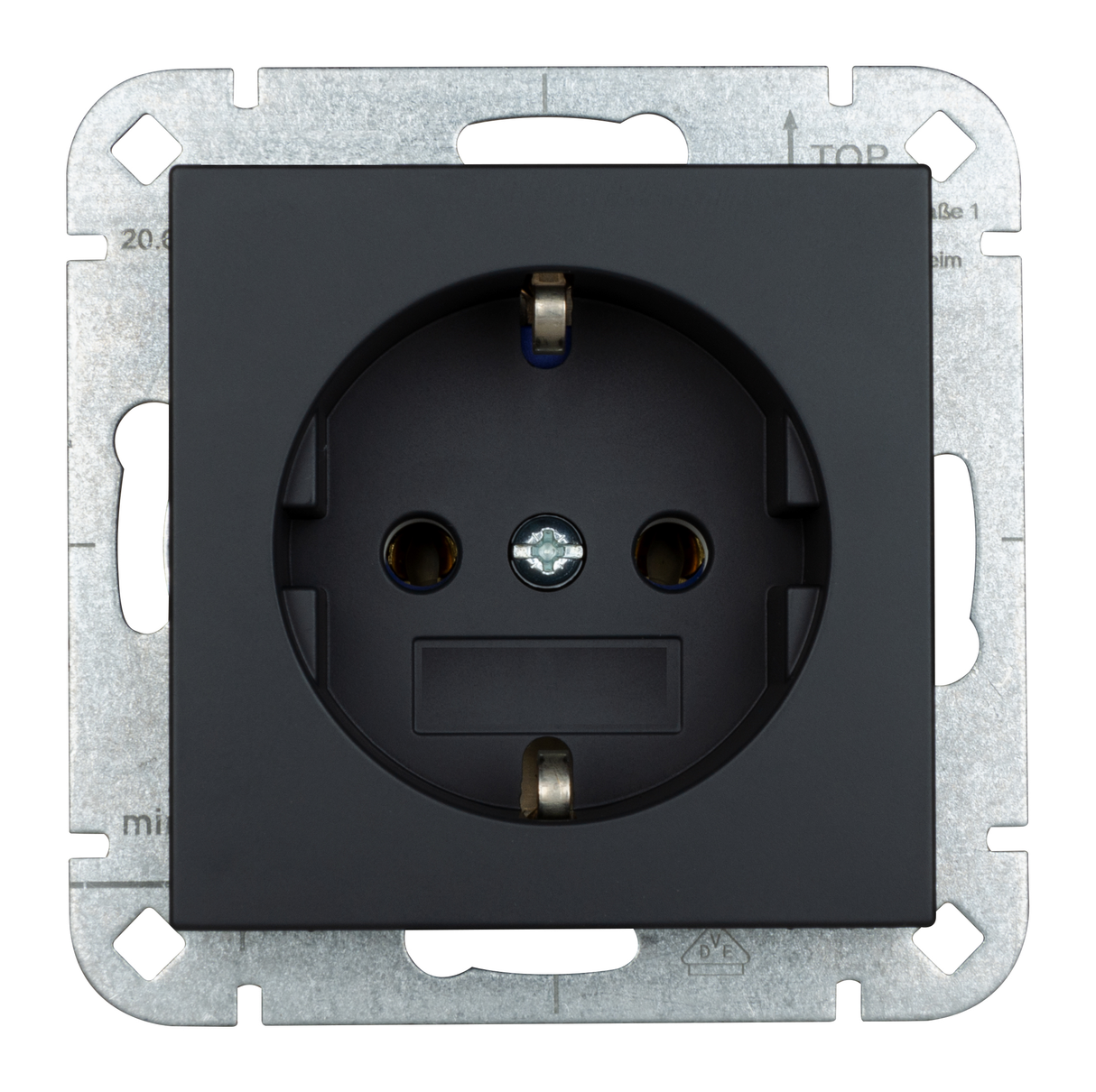 GEWISS Brüstungskanal 70x100/130/170 - 2m mit Zubehör & Schalterprogramm ProLine55 Anthrazit