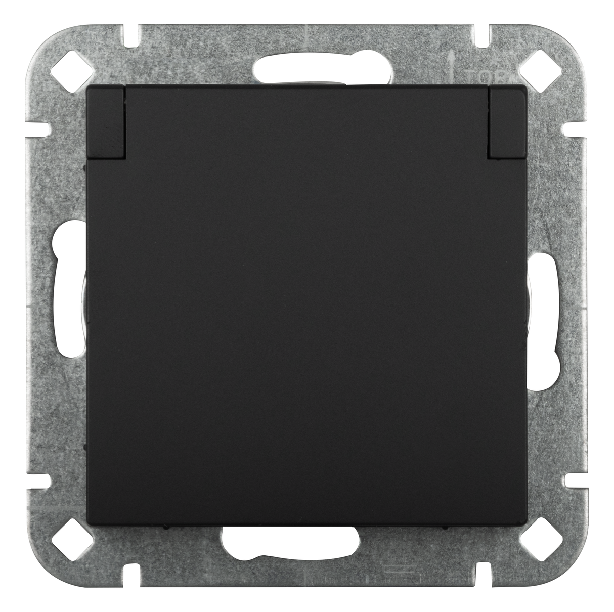 GEWISS Brüstungskanal 70x100/130/170 - 2m mit Zubehör & Schalterprogramm ProLine55 Anthrazit