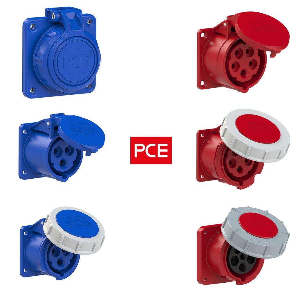 CEE Anbaudose 16A - 125A | 230V - 400V | IP44 - IP67 | verschiedene Typen - PCE