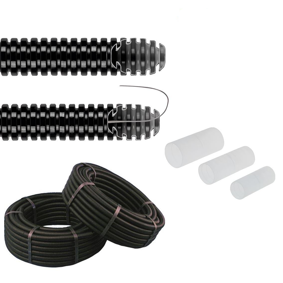 Wellrohr / Flexibles Leerrohr / Schutzrohr | M16 - M63 | verschiedene Längen - Betonfest