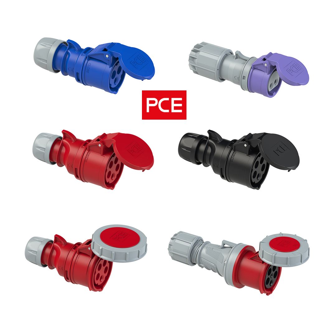 CEE-Kupplung 16A - 125A | 230V - 400V | IP44 - IP67 | verschiedene Farben - PCE