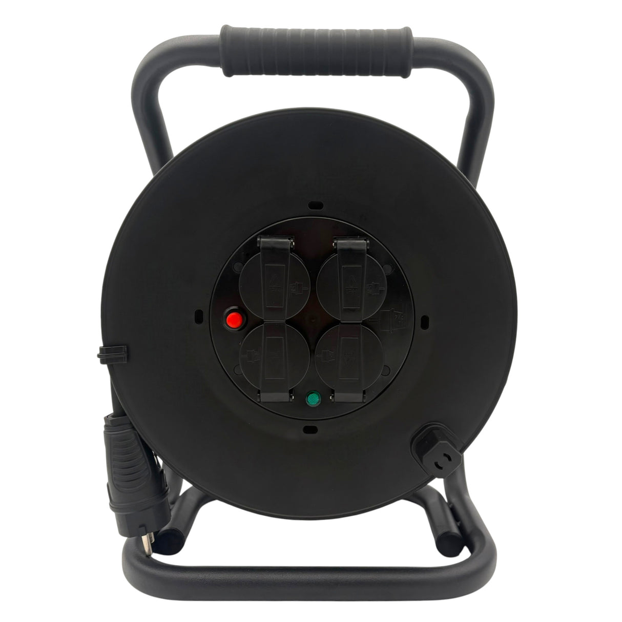 SANOS Kabeltrommel LED-Spannungsanzeige - Gummileitung H07RN-F 3G1,5mm² - 3G2,5mm² | 20 - 40 Meter | Made in Germany