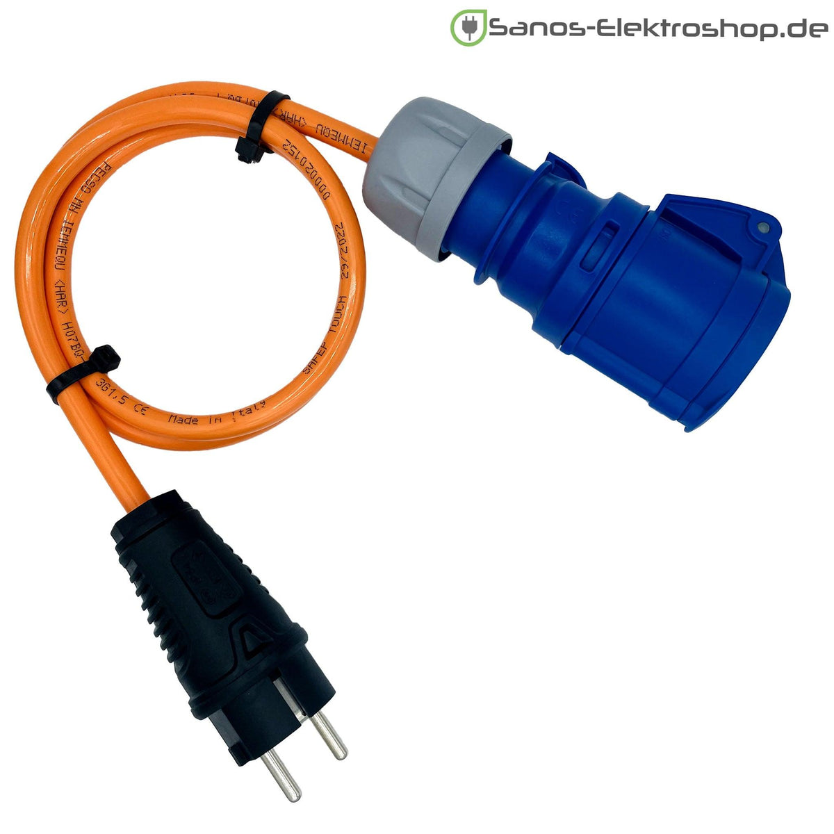 Schuko To CEE Adapter Plug – For Caravan, Motorhome, Boat & RV Hookups