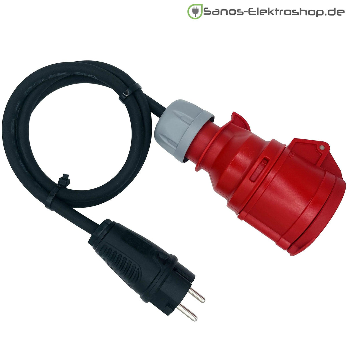 Cee Adapter Starkstrom 16 A Stecker Auf 230v Kupplung CEE-Adapter: Schuko-Stecker 230V auf CEE Kupplung 5-polig 16A – Sanos