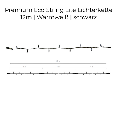 MK-Illumination LED-String Lite – Warmweiß / weiß – 230 V QUICK FIX® QF+ System