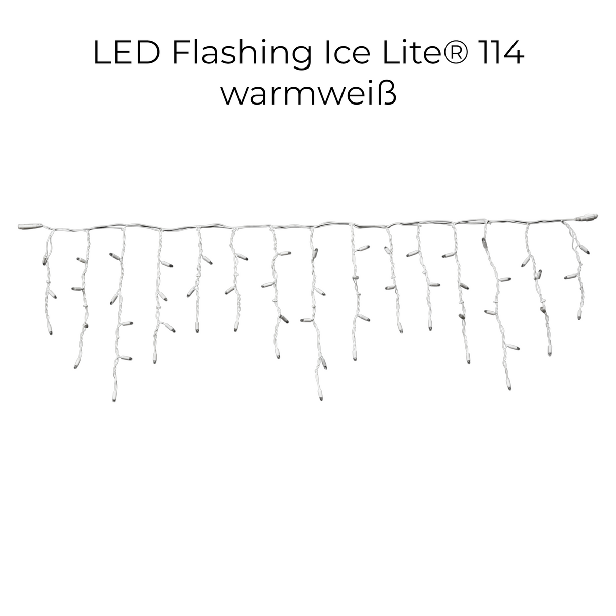 MK-Illumination LED Ice Lite® & Ice Drop®  QF+ Serie – LED-Lichtdekoration für winterliche Fassaden