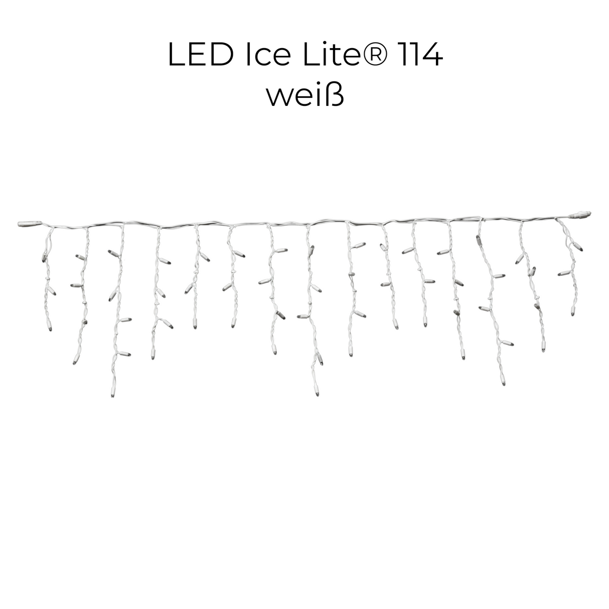 MK-Illumination LED Ice Lite® & Ice Drop®  QF+ Serie – LED-Lichtdekoration für winterliche Fassaden