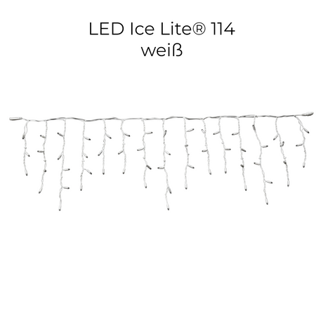 MK-Illumination LED Ice Lite® & Ice Drop®  QF+ Serie – LED-Lichtdekoration für winterliche Fassaden