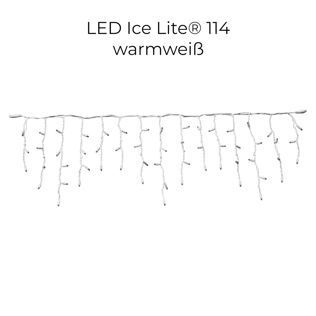 MK-Illumination LED Ice Lite® & Ice Drop®  QF+ Serie – LED-Lichtdekoration für winterliche Fassaden