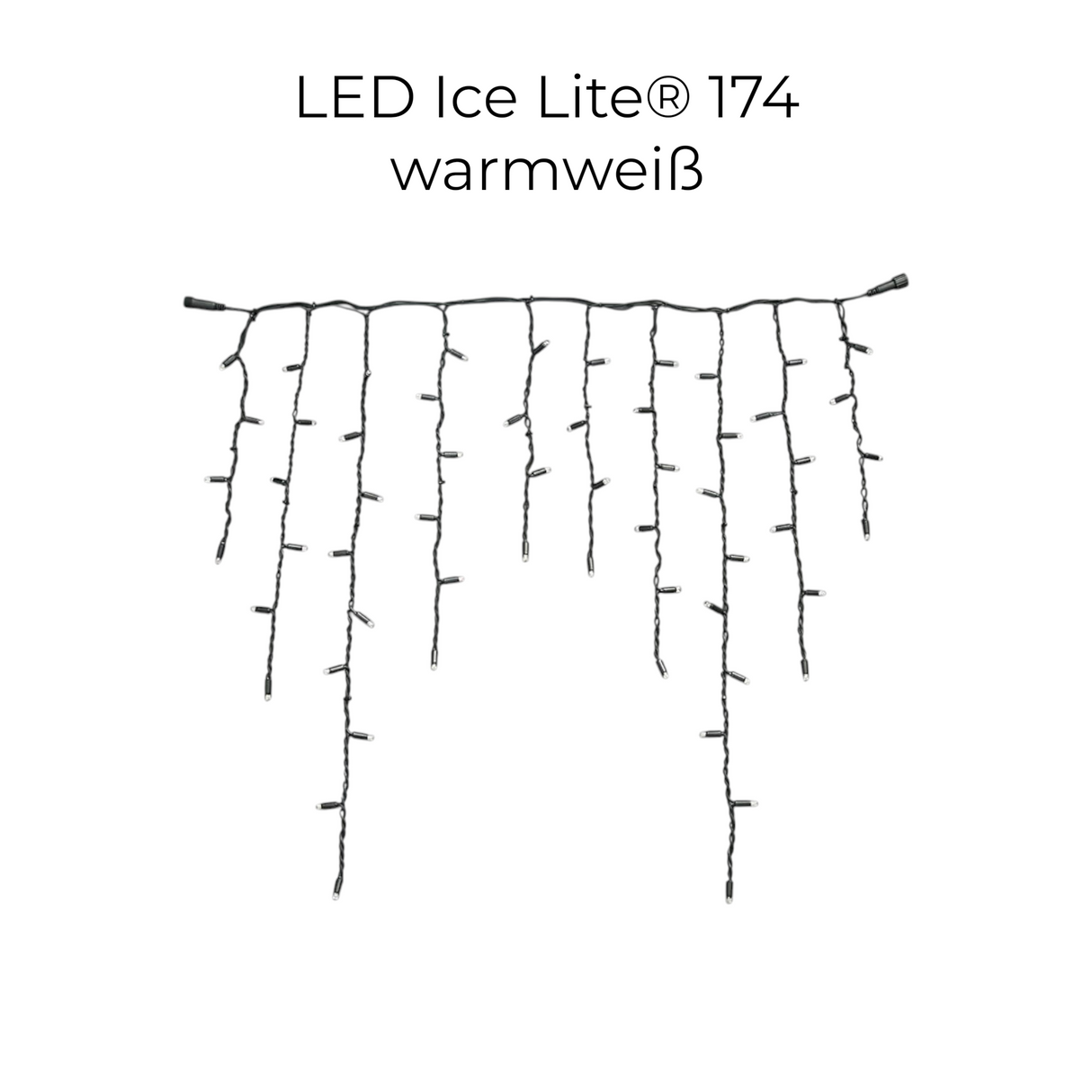 MK-Illumination LED Ice Lite® & Ice Drop®  QF+ Serie – LED-Lichtdekoration für winterliche Fassaden