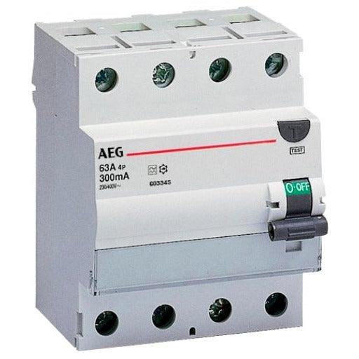 AEG FP A 4 40/030 - FI-Schalter 4P Typ A 40A, 30mA, 4TE, 4TQA603408R0000 - Sanos-Elektroshop.de