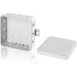 F-TRONIC 7340038 AP/FR-Kasten 85x85x40 mit Abschneid-Einführung, 10 Stück - Sanos-Elektroshop.de