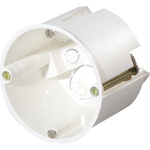 F-TRONIC 7350097 Hohlwand-Dose, tief, 61mm, Ø 68mm weiß halogenfrei, Verbindungs-Steg, 25 Stück - Sanos-Elektroshop.de