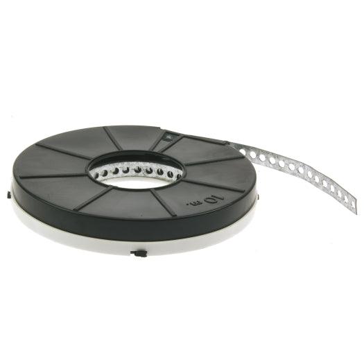Montageband 12mm Breite, verzinkt, 10m Rolle in Kassette - Sanos-Elektroshop.de