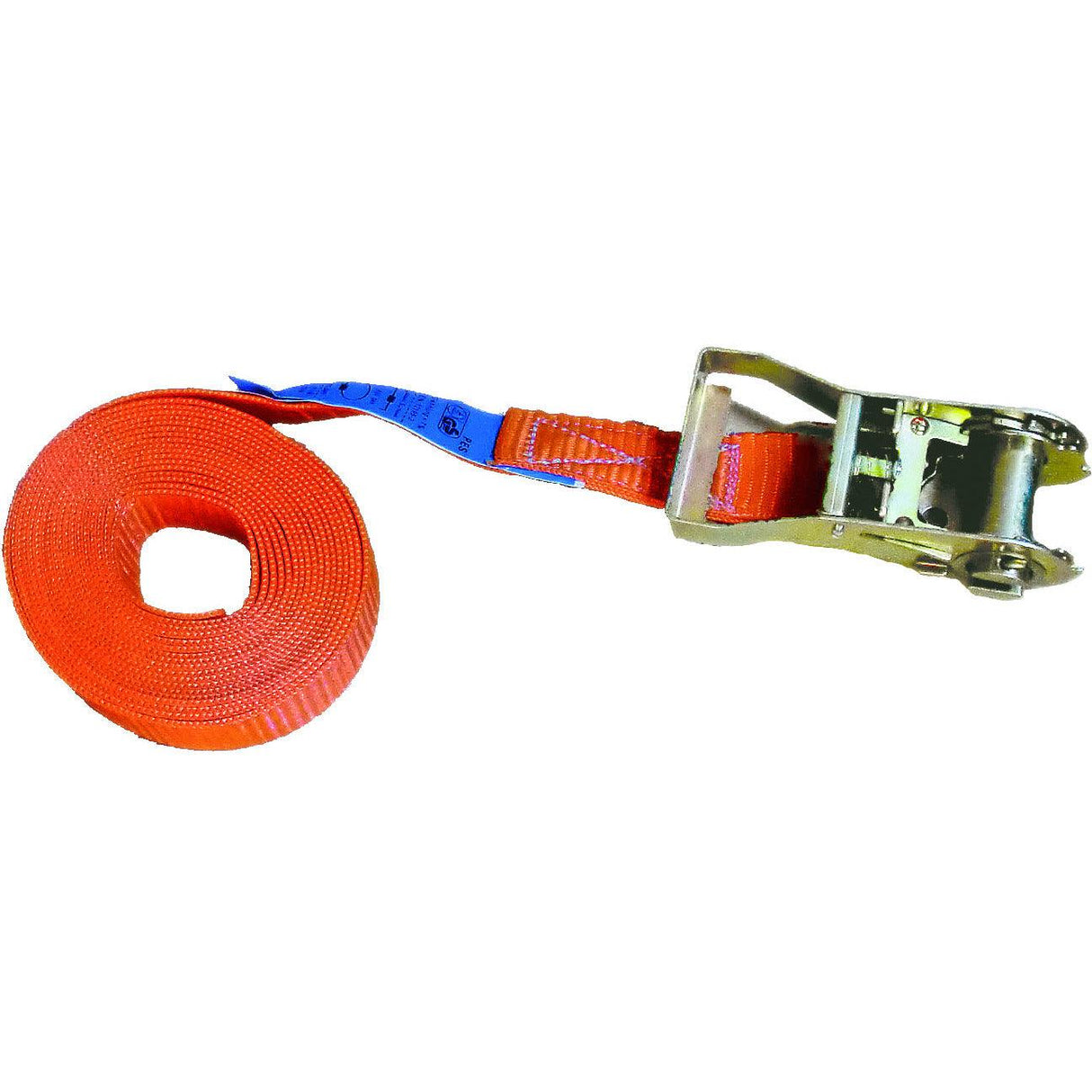 Zurrgurt 400/800 kg, Länge 4 m, einteilig mit Ratsche, scheuer- u. abriebfest - Sanos-Elektroshop.de