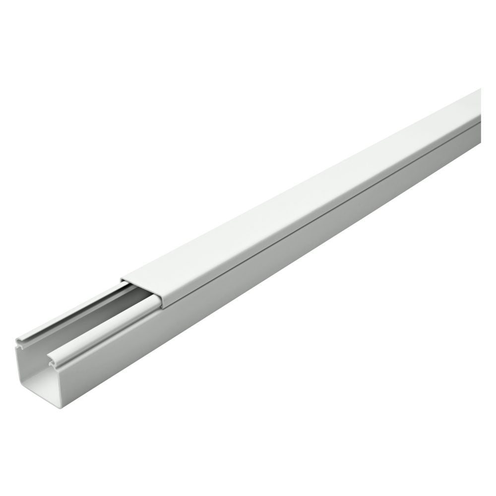 GEWISS Leitungsführungskanal NP44012, Kanalgröße 30x30 mm, Hart-PVC reinweiß RAL 9010