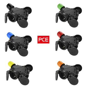 Schuko - 3-Fach -Kupplung