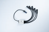 MK Illumination QF+ Verteilerdose mit Überlastsicherung – 3 oder 5 Ausgänge, 1.800 W – 5 Ausgänge (001-034)