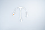MK Illumination QuickFix® 36 V Verlängerung & T-Verteiler 230-V-Seite – T-Verteiler 2 Ausgänge / Weiß (003-122)