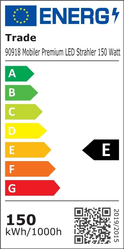 Mobiler Premium LED Strahler 30-300W IP54/IP65 3m Zuleitung - mit Gestell