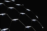 MK Illumination Mesh Lite® 36 V – LED-Lichternetz Niedervolt – 4 × 2 m · 200 LED / Brillantweiß / Transparent (029-013) – Anwendung / Detail