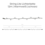 MK-Illumination LED-String Lite – Warmweiß / weiß – 230 V QUICK FIX® QF+ System
