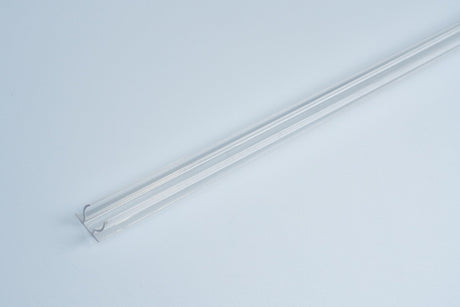 MK Illumination Rope Light Befestigung – Schellen (25 Stk.) oder Montageschiene 1,5 m (Alu / PET) – PET-Befestigungsschiene · 1,5 m · transparent (244-259)