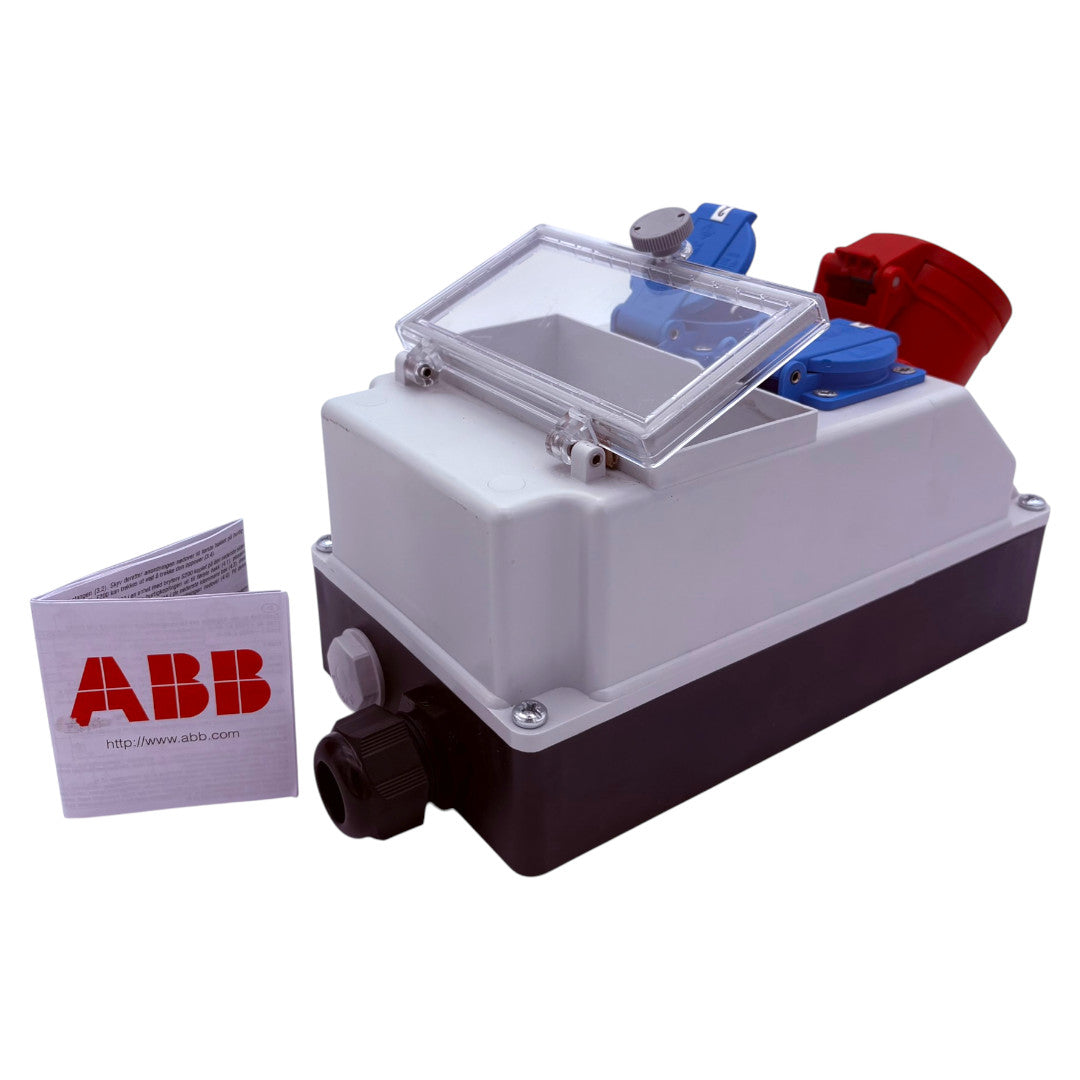 SANOS Wandverteiler ABB/PCE - 1x CEE 16A und 2x Schukodosen | SAN038