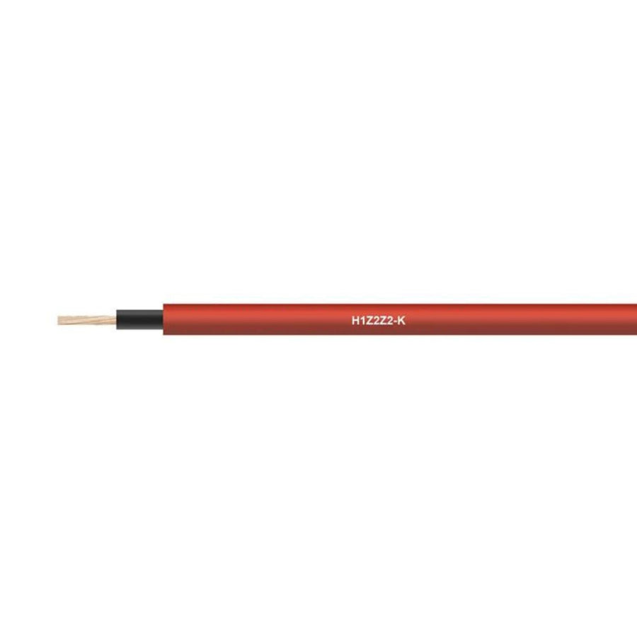 JÄGER Solarkabel 6 mm² rot – 100 m Ring
