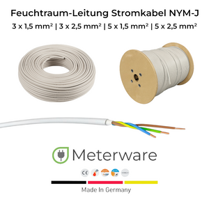 Feuchtraum-Leitung NYM-J