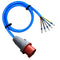 Mennekes CEE-Anschlussleitung 16A/32A - 400V - 5-polig | PUR Gummileitung H07BQ-F 5G2,5mm² - 5G6mm² | 1,00 bis 10,00 Meter | verschiedene Farben