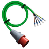 Mennekes CEE-Anschlussleitung 16A/32A - 400V - 5-polig | PUR Gummileitung H07BQ-F 5G2,5mm² - 5G6mm² | 1,00 bis 10,00 Meter | verschiedene Farben