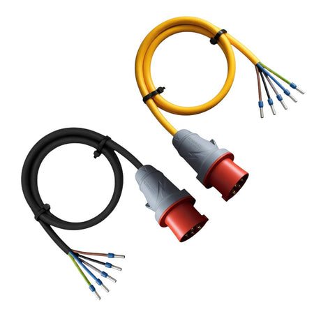 Mennekes CEE-Anschlussleitung 5-polig, 400 V, 16 A/32 A, Gummileitung H07RN-F, IP44