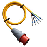 Mennekes CEE-Anschlussleitung 16A/32A - 400V - 5-polig | Gummileitung H07RN-F 5G2,5mm² - 5G6mm² | 1,00 bis 10,00 Meter | verschiedene Farben