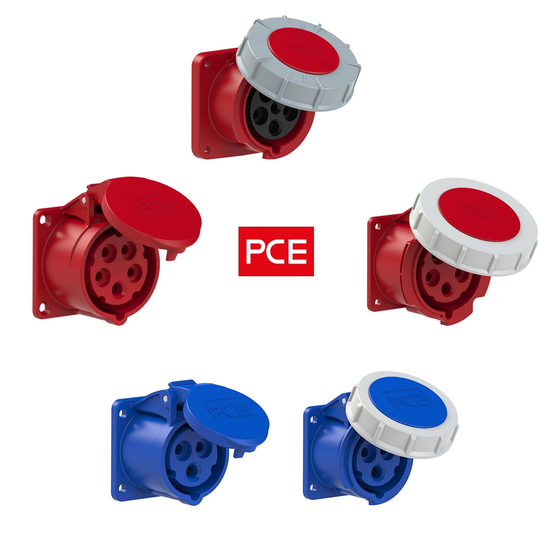 CEE Anbaudose 16A - 125A | 230V - 400V | IP44 - IP67 | verschiedene Typen - PCE